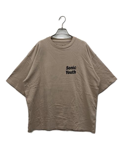 SONIC YOUTH（ソニックユース）SONIC YOUTH (ソニックユース) 半袖Tシャツ ベージュ サイズ:Mの古着・服飾アイテム