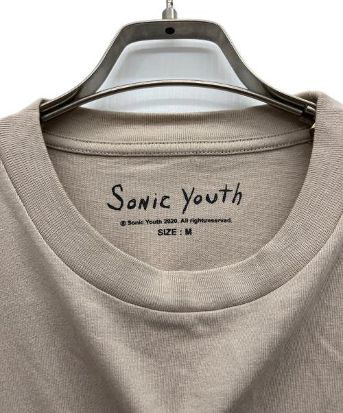 SONIC YOUTH（ソニックユース）SONIC YOUTH (ソニックユース) 半袖Tシャツ ベージュ サイズ:Mの古着・服飾アイテム