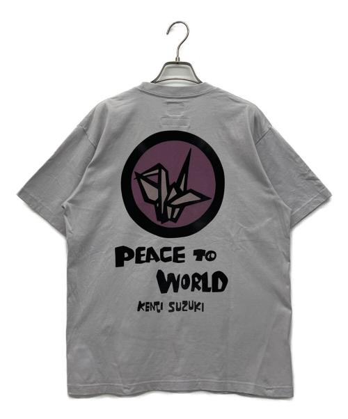 Needles（ニードルズ）Needles (ニードルズ) SASQUATCHfabrix. (サスクワッチファブリックス) 半袖Tシャツ グレー サイズ:Lの古着・服飾アイテム