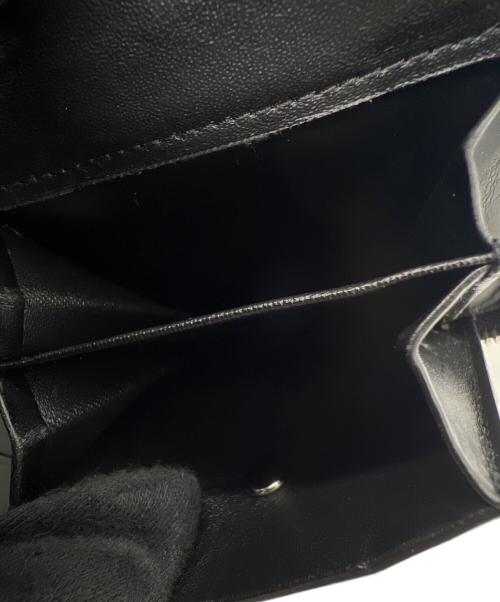 Yohji Yamamoto pour homme（ヨウジヤマモト プールオム）Yohji Yamamoto pour homme (ヨウジヤマモト プールオム) 2つ折り財布 COW LEATHER FASTENER WALLET S ブラックの古着・服飾アイテム