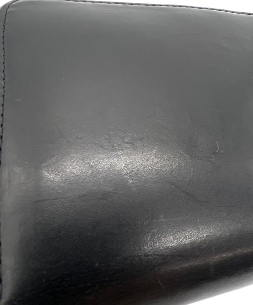 Yohji Yamamoto pour homme（ヨウジヤマモト プールオム）Yohji Yamamoto pour homme (ヨウジヤマモト プールオム) 2つ折り財布 COW LEATHER FASTENER WALLET S ブラックの古着・服飾アイテム