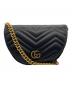 GUCCI（グッチ）の古着「チェーンショルダーバッグ GGマーモント」｜ブラック