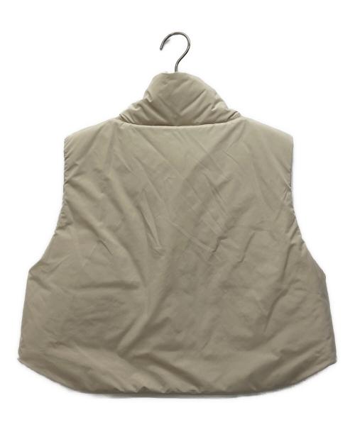 MARW UNITED ARROWS（マルゥ ユナイテッドアローズ）MARW UNITED ARROWS (マルゥ ユナイテッドアローズ) ショート丈中綿ベスト ベージュ サイズ:不明の古着・服飾アイテム