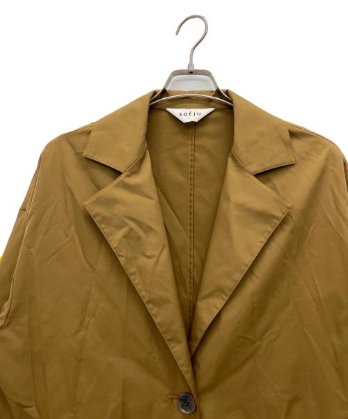 SOEJU（ソージュ）SOEJU (ソージュ) リモンタパッカブルコート ベージュ サイズ:Mの古着・服飾アイテム