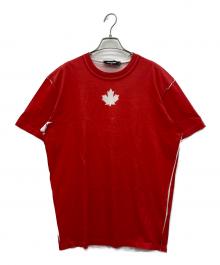 DSQUARED2（ディースクエアード）の古着「Tシャツ」｜レッド