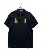 POLO RALPH LAURENポロ・ラルフローレン）の古着「マーサーポロチーム ポロシャツ」｜ブラック