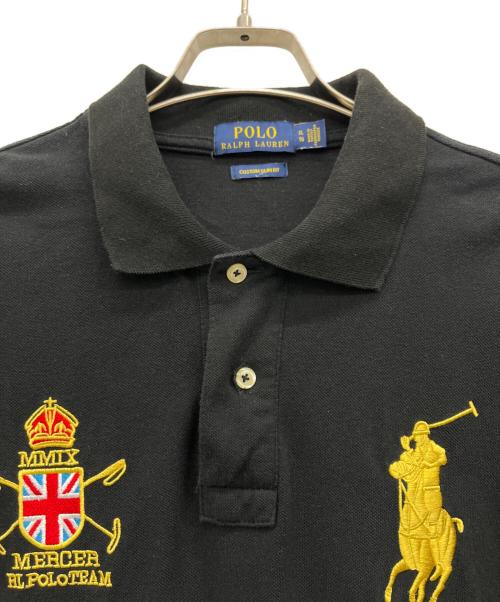 POLO RALPH LAUREN（ポロ・ラルフローレン）POLO RALPH LAUREN (ポロ・ラルフローレン) マーサーポロチーム ポロシャツ ブラック サイズ:XLの古着・服飾アイテム