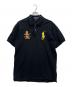 POLO RALPH LAUREN（ポロ・ラルフローレン）の古着「マーサーポロチーム ポロシャツ」｜ブラック
