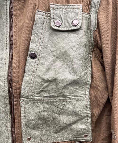 AVIREX（アヴィレックス）AVIREX (アヴィレックス) A-11カスタムジャケット カーキ×ブラウン サイズ:Lの古着・服飾アイテム