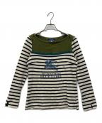 BURBERRY BLUE LABELバーバリー ブルー レーベル）の古着「長袖カットソー」｜オリーブ×ベージュ