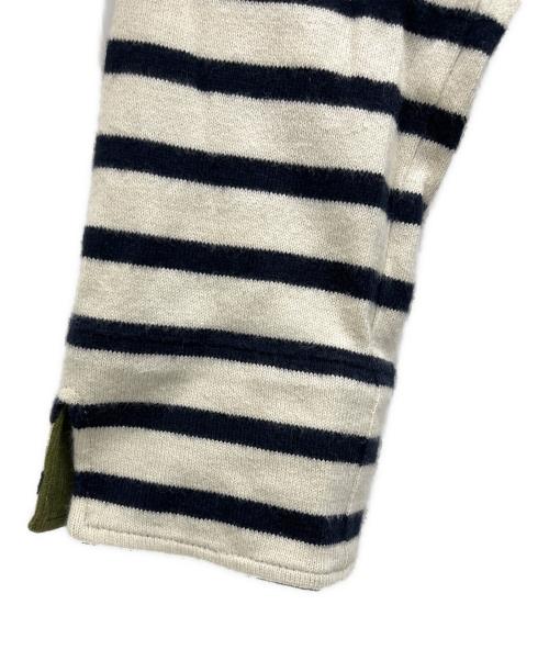 BURBERRY BLUE LABEL（バーバリー ブルー レーベル）BURBERRY BLUE LABEL (バーバリー ブルー レーベル) 長袖カットソー オリーブ×ベージュ サイズ:38の古着・服飾アイテム