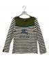 BURBERRY BLUE LABEL（バーバリー ブルー レーベル）の古着「長袖カットソー」｜オリーブ×ベージュ
