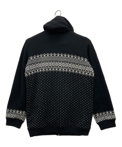 BURBERRY LONDON（バーバリーロンドン）BURBERRY LONDON (バーバリーロンドン) ニット生地ジップフーディ ブラック サイズ:Lの古着・服飾アイテム