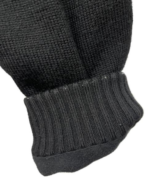 BURBERRY LONDON（バーバリーロンドン）BURBERRY LONDON (バーバリーロンドン) ニット生地ジップフーディ ブラック サイズ:Lの古着・服飾アイテム