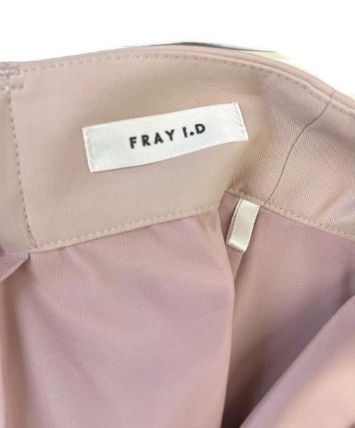 FRAY ID（フレイ アイディー）FRAY ID (フレイ アイディー) ツイルワイドストレートパンツ ピンク サイズ:1の古着・服飾アイテム
