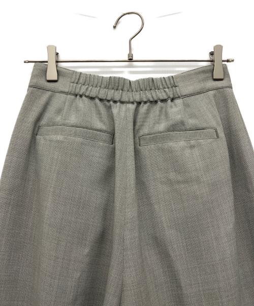 SOEJU（ソージュ）SOEJU (ソージュ) リネンライクタックワイドパンツ グレー サイズ:Mの古着・服飾アイテム
