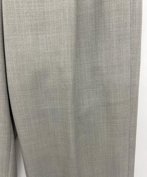 SOEJU（ソージュ）SOEJU (ソージュ) リネンライクタックワイドパンツ グレー サイズ:Mの古着・服飾アイテム