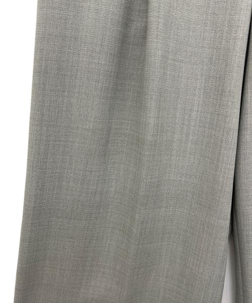 SOEJU（ソージュ）SOEJU (ソージュ) リネンライクタックワイドパンツ グレー サイズ:Mの古着・服飾アイテム