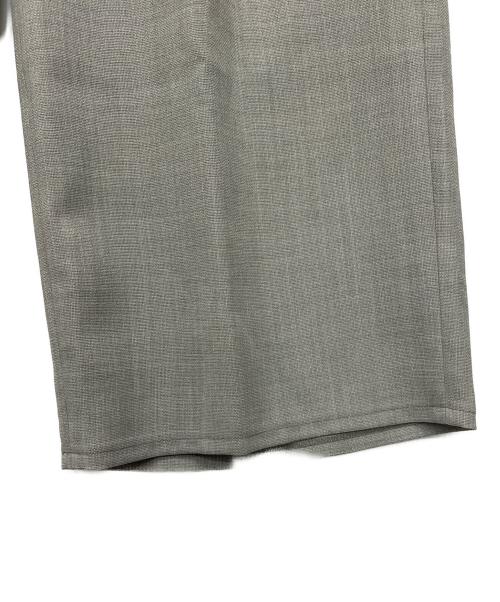 SOEJU（ソージュ）SOEJU (ソージュ) リネンライクタックワイドパンツ グレー サイズ:Mの古着・服飾アイテム