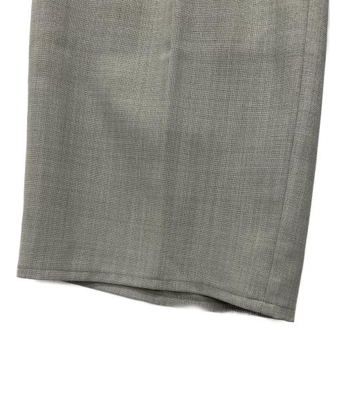 SOEJU（ソージュ）SOEJU (ソージュ) リネンライクタックワイドパンツ グレー サイズ:Mの古着・服飾アイテム