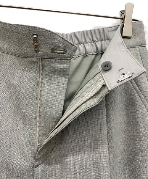 SOEJU（ソージュ）SOEJU (ソージュ) リネンライクタックワイドパンツ グレー サイズ:Mの古着・服飾アイテム