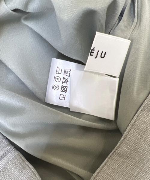 SOEJU（ソージュ）SOEJU (ソージュ) リネンライクタックワイドパンツ グレー サイズ:Mの古着・服飾アイテム