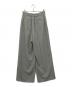 SOEJU (ソージュ) リネンライクタックワイドパンツ グレー サイズ:M：5000円