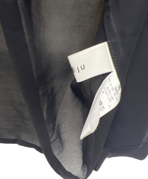SOEJU（ソージュ）SOEJU (ソージュ) オーガニックコットンシアーシャツ ブラック サイズ:Mの古着・服飾アイテム