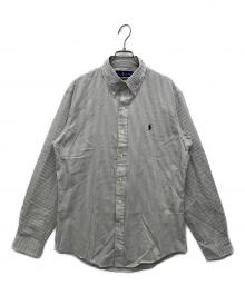 RALPH LAUREN（ラルフローレン）の古着「長袖シャツ　	CUSTOM FIT」｜グレー