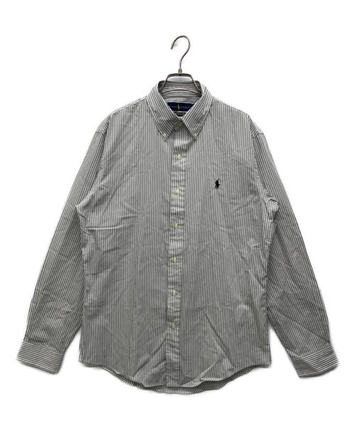 RALPH LAUREN（ラルフローレン）RALPH LAUREN (ラルフローレン) 長袖シャツ　	CUSTOM FIT グレー サイズ:Mの古着・服飾アイテム