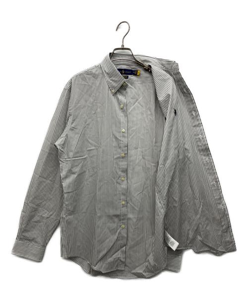 RALPH LAUREN（ラルフローレン）RALPH LAUREN (ラルフローレン) 長袖シャツ　	CUSTOM FIT グレー サイズ:Mの古着・服飾アイテム