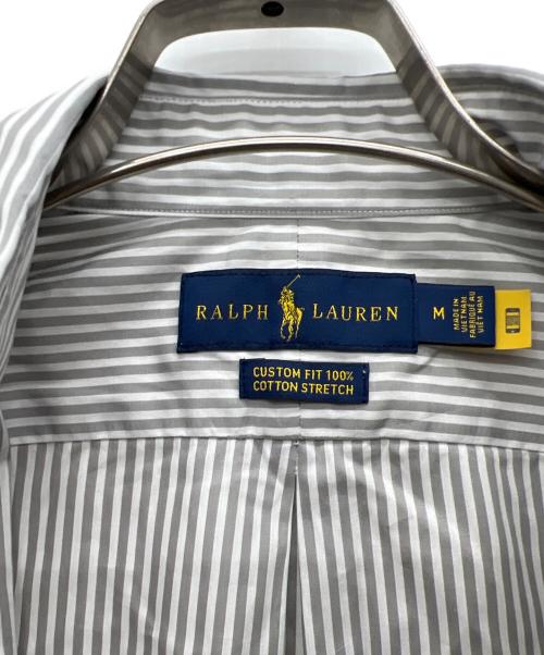 RALPH LAUREN（ラルフローレン）RALPH LAUREN (ラルフローレン) 長袖シャツ　	CUSTOM FIT グレー サイズ:Mの古着・服飾アイテム