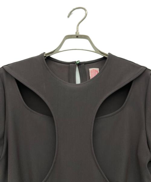 FETICO（フェティコ）FETICO (フェティコ) 半袖カットソー ブラウン サイズ:1の古着・服飾アイテム