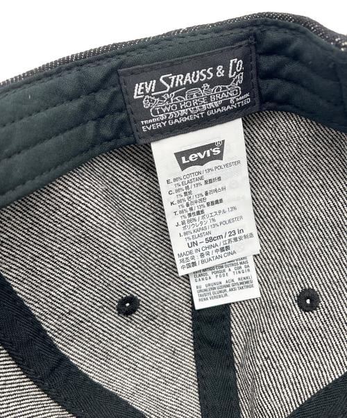 LEVI'S（リーバイス）LEVI'S (リーバイス) キャップ ブラックの古着・服飾アイテム
