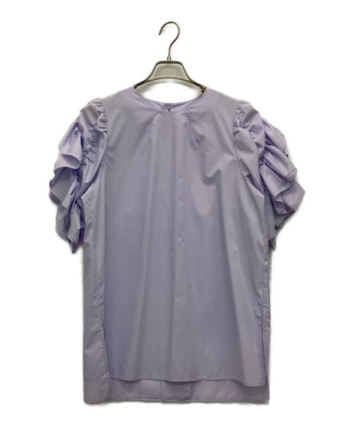 CADUNE（カデュネ）CADUNE (カデュネ) 半袖ブラウス ラベンダー サイズ:Mの古着・服飾アイテム