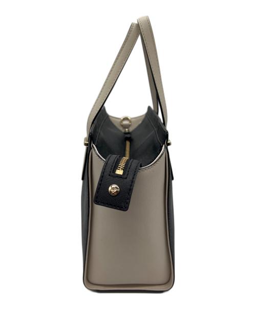 Kate Spade（ケイトスペード）Kate Spade (ケイトスペード) 2WAYショルダーバッグ ベージュ×ブラックの古着・服飾アイテム