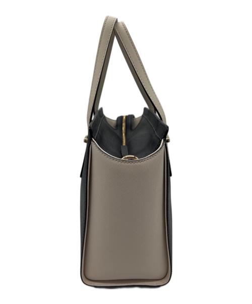 Kate Spade（ケイトスペード）Kate Spade (ケイトスペード) 2WAYショルダーバッグ ベージュ×ブラックの古着・服飾アイテム