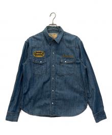 VANSON（バンソン）の古着「デニムシャツ」｜ブルー