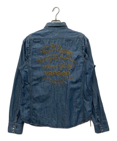 VANSON（バンソン）VANSON (バンソン) デニムシャツ ブルー サイズ:XLの古着・服飾アイテム