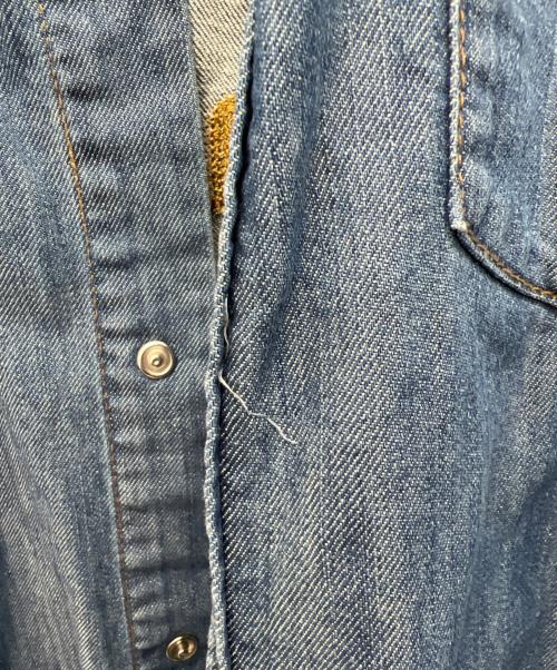 VANSON（バンソン）VANSON (バンソン) デニムシャツ ブルー サイズ:XLの古着・服飾アイテム