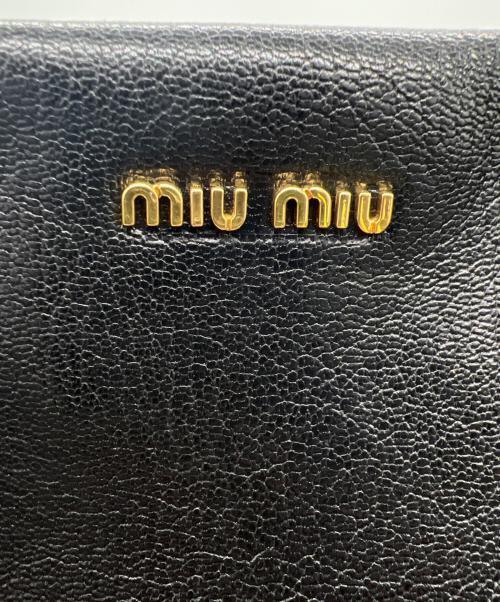 MIU MIU（ミュウミュウ）MIU MIU (ミュウミュウ) トートバッグ ブラックの古着・服飾アイテム