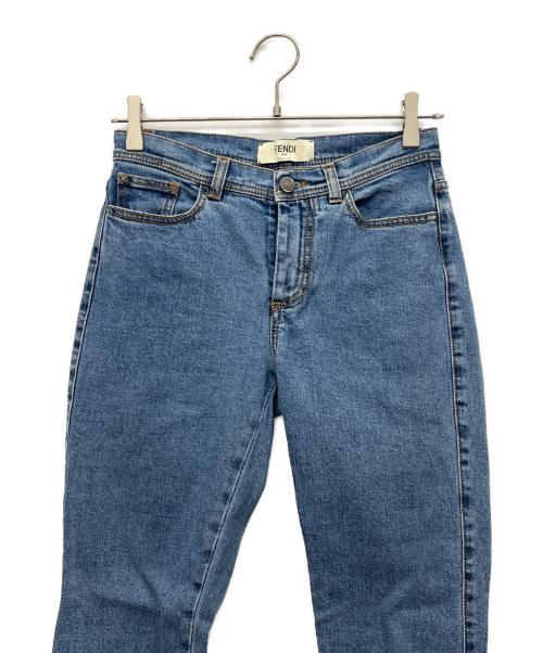 FENDI（フェンディ）FENDI (フェンディ) モンスターデニムパンツ ブルー サイズ:38の古着・服飾アイテム