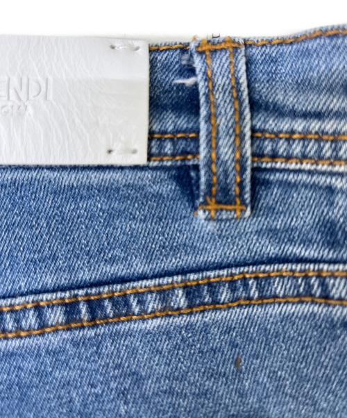 FENDI（フェンディ）FENDI (フェンディ) モンスターデニムパンツ ブルー サイズ:38の古着・服飾アイテム