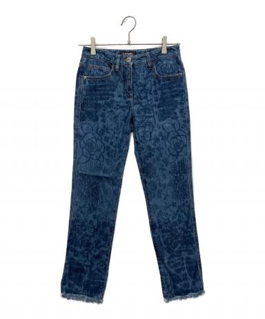 中古・古着通販】CHANEL (シャネル) デニムパンツ ブルー サイズ:34