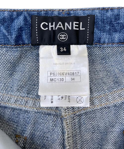 CHANEL（シャネル）CHANEL (シャネル) デニムパンツ ブルー サイズ:34の古着・服飾アイテム