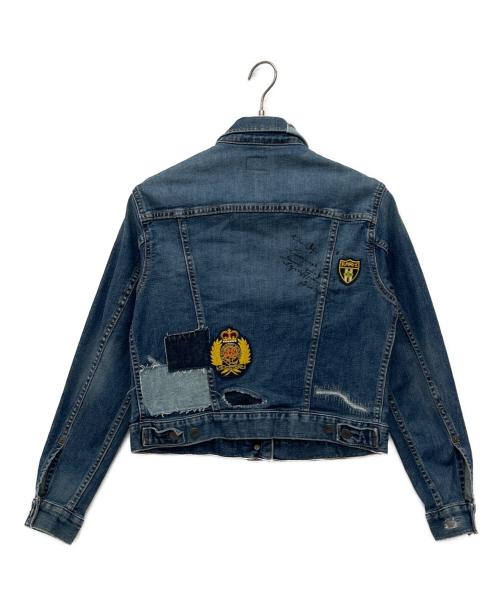 RLL（ローレンラルフローレン）RLL (ローレンラルフローレン) デニムジャケット ブルー サイズ:S/Pの古着・服飾アイテム