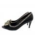 Salvatore Ferragamo (サルヴァトーレ フェラガモ) パンプス ブラック サイズ:5 1/2：8000円