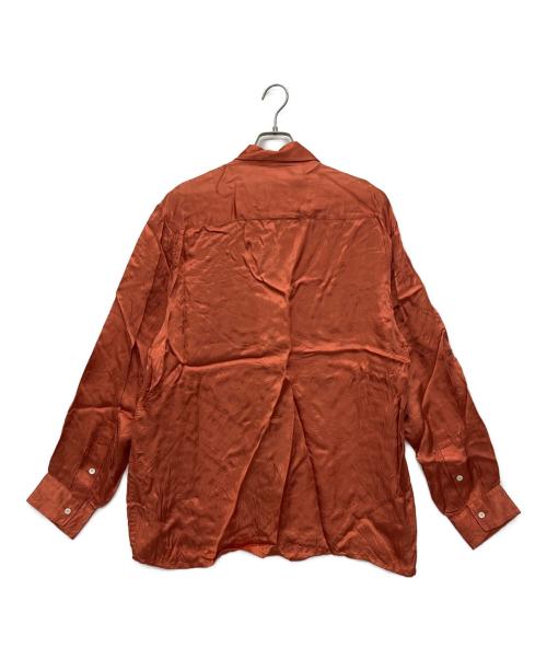 DAIRIKU（ダイリク）DAIRIKU (ダイリク) サテンシャツ オレンジ サイズ:Mの古着・服飾アイテム