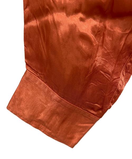 DAIRIKU（ダイリク）DAIRIKU (ダイリク) サテンシャツ オレンジ サイズ:Mの古着・服飾アイテム