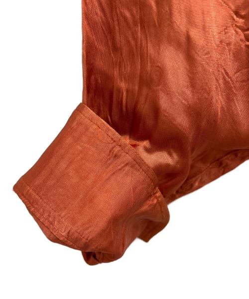 DAIRIKU（ダイリク）DAIRIKU (ダイリク) サテンシャツ オレンジ サイズ:Mの古着・服飾アイテム